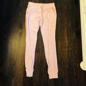 Juicy Couture Pink Velour Joggers